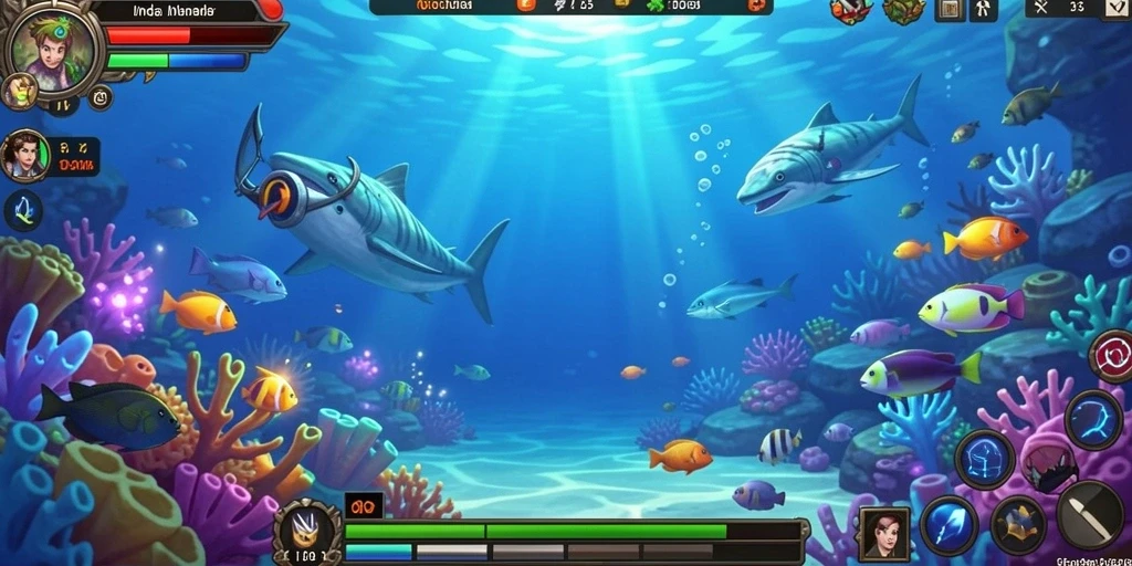 Tampilan awal game yang menarik dan intuitif.