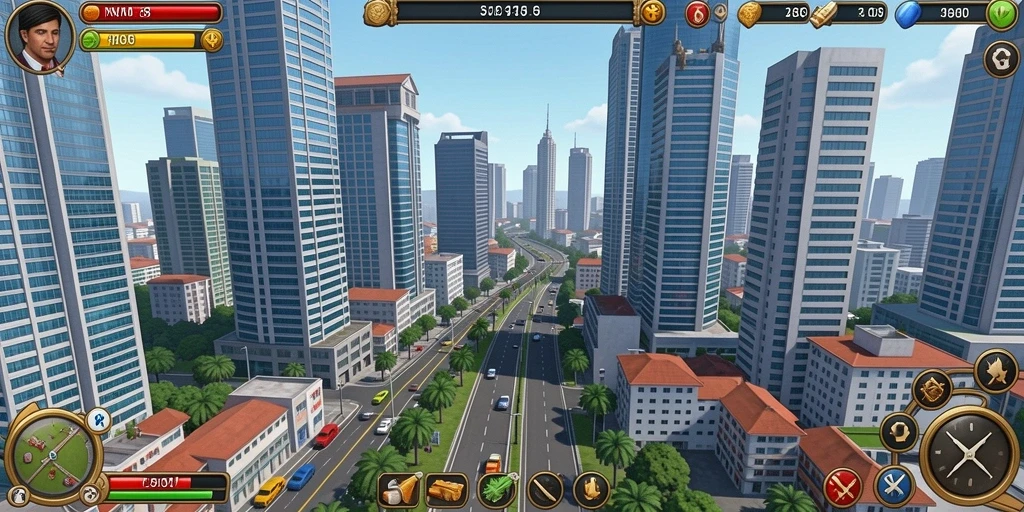 Tampilan awal game LG111 dengan grafis menarik.