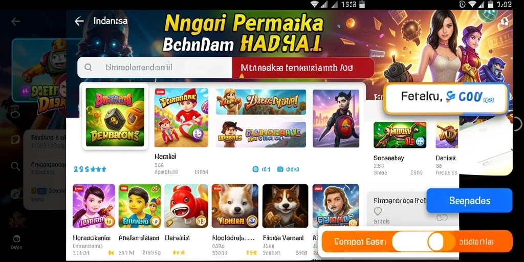 Tangkapan layar menampilkan karakter utama dalam misi epic.