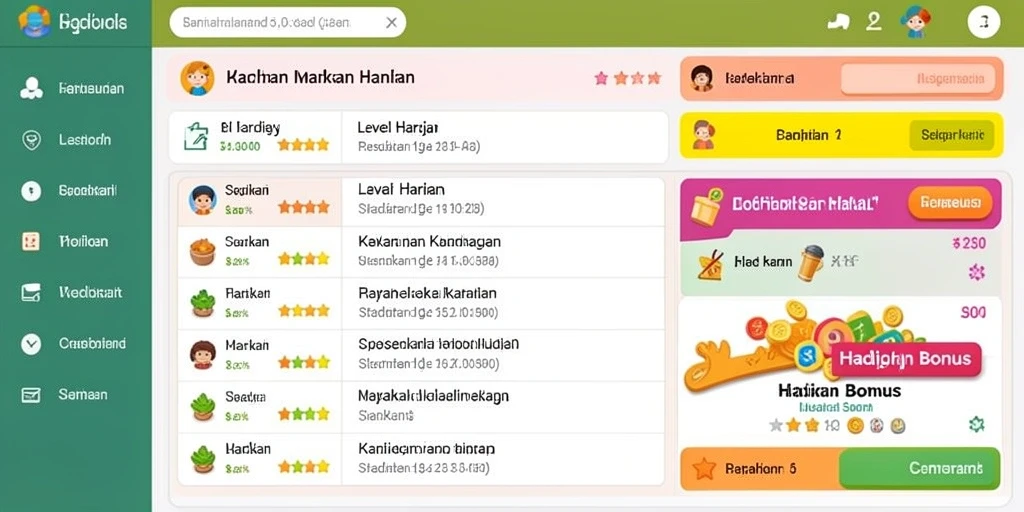 Tangkapan layar menampilkan antarmuka game yang menarik.